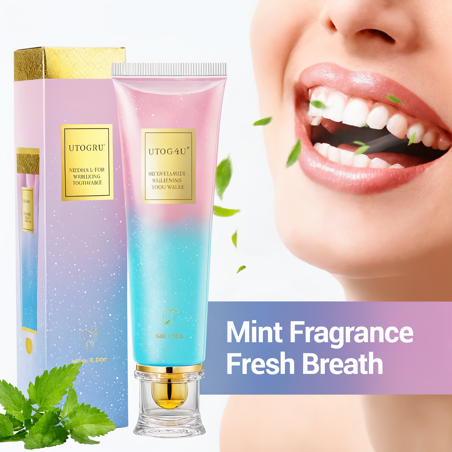100G Niacinamide Whitening Toothpaste Refreshing Clean Teeth for Men and Women Fresh Breath Toothpaste to Remove Tooth Stains