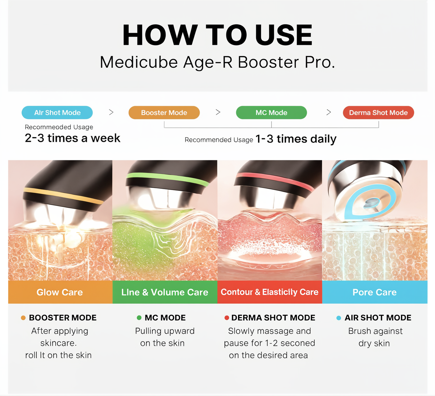 ✨ Age-R Booster Pro Pink – 6-in-1 Glow Device ✨ Get real glass skin at home with advanced Korean beauty tech.